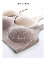 FallSweet Push UP Bra for Women Seamless Plus Size Bras Thin Cup Wireless Bralette Sexy Brassiere Femme M-6XL