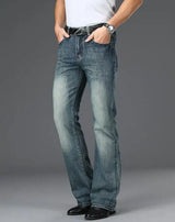 Men's Flared Jeans Loose Men Big-Leg Jeans Men Flared Pants Boot Cut Leg Designer Classic Jeans Multiple Styles Size 28-40