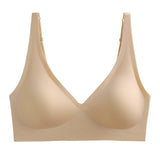 Push-Up Seamless Bras For Women Non-wire Brassiere V-neck Bralette Removable Pads Sports No Trace Underwear Sexy Lingerie S-3XL