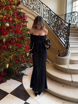 Suninheart White Evening Dresses for Events Red Long Sleeve Lace Elegant Party Dresses 2025 Women Luxury Wedding Prom Dress Gown