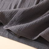 Kimono Robes for Men's and Women's Sleepwear Cotton Yarn Bathrobe Tied Cardigan Thin Home Clothes Couple's Robes