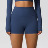 Women Sports Short With PocketedYoga Legging Shorts Squat Proof High Waist Fitness Tight Shorts Quick Drying Cycling Workout Gym