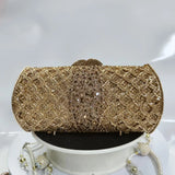 New Rhinestone Clutch Purse Women Elegant Wedding Party Bride Bag Prom Evening Handbag Sparkly Crystal Diamond Birthday Gift