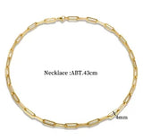 Stainless Steel Vintage Textured Delicate Necklace