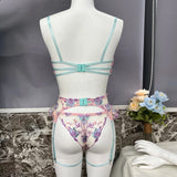 Women's Clothing Sets Erotic Woman Sexy Lingerie Sexy Women Underwear Set See-through Lingrie Femme Bra and Thongs to Set Bras