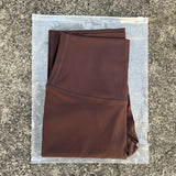 Solid Color High Waist Yoga Legging soft Women Sport Pant Tight Butter Athletic Gym Comprehensive Training Jog Back Waist Pocket