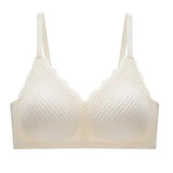 New Top Lace Seamless Women's Underwear Small Chest Gathered Non-slip No Steel Ring Sexy Sling Beautiful Back Bra Thin Section