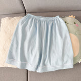 Youth Men's Slim Fit New Pajama Set Solid Color Short Sleeve Lapel Top and Elastic Shorts Pajamas Summer Loungewear Sleepwear