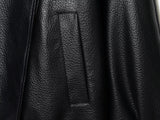 TFMLN Chic Black Faux Leather Jackets Women Long Sleeve Buttons Elastic Oversized Coats Fashion 2025 Autumn Winter Streetwear