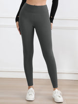 Autumn Winter Warm Fleece Women Leggings Velvet Thicken High Waist Tights Elastic Slim Solid Color Leggings Prevent Cold Tights