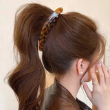1/3 Pcs Tortoiseshell Banana Hair Clip Fish Shaped Hairpin Women Hairgrips Twist Clamp Ponytail Barrettes Hair Accessories Set M