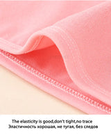 7Pcs Women's Underwear Girls Cotton Panties Sexy Briefs Breathable Soft Lingerie Female Cute Solid Color Underpants Plus Size