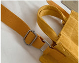 Women Handbag Simple Corduroy Portable Large Capacity HandBag Ins Fashion Trend Small Square Handbag Single Shoulder Bags