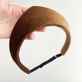 2026 Velvet Women Headband Smooth European and American Hairpin Headband Hair Hoop Lady Headwear