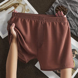 Mens Aro Pants Ice Silk Cool-Feeling Loose Breathable Boxer Briefs Men Seamless Boxer Shorts Male Underwear Man Pajama Pants