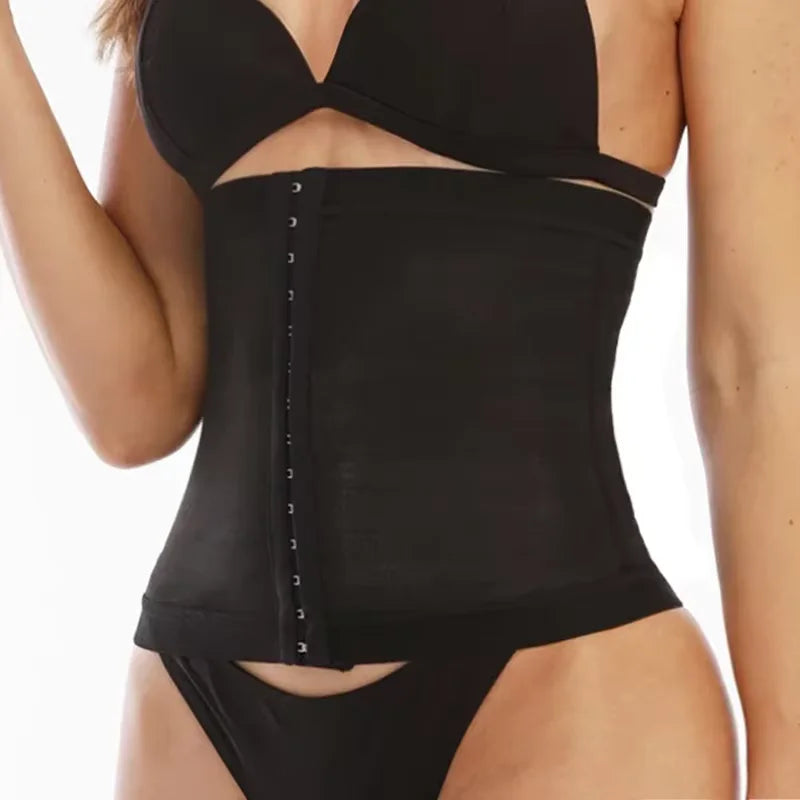 Women Abdomen Reducer Shapewear Workout Sauna Suits Fitness Sweat Waist Trimmer Belt Shaper Fat Burning Belly Slimming Corsets