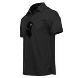 Men Summer Quick Dry Breathable Elastic Military Tactical Shirts Pullerover Hiking Camping Tops Climbing Tees Sports Gym T-shirt