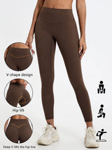 Hearuisavy Summer Super Soft Fabrics High Waist Leggings Gym Yoga Pants Running Workout Tights Push Up Sports Leggings Women