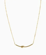 Stainless Steel Vintage Textured Delicate Necklace