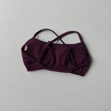 Seamless Women's Yoga Sports Bra Racer Back Nylon Breathable Running Gym Top Underwire Sexy Underwear Fitness Gym Bra Top