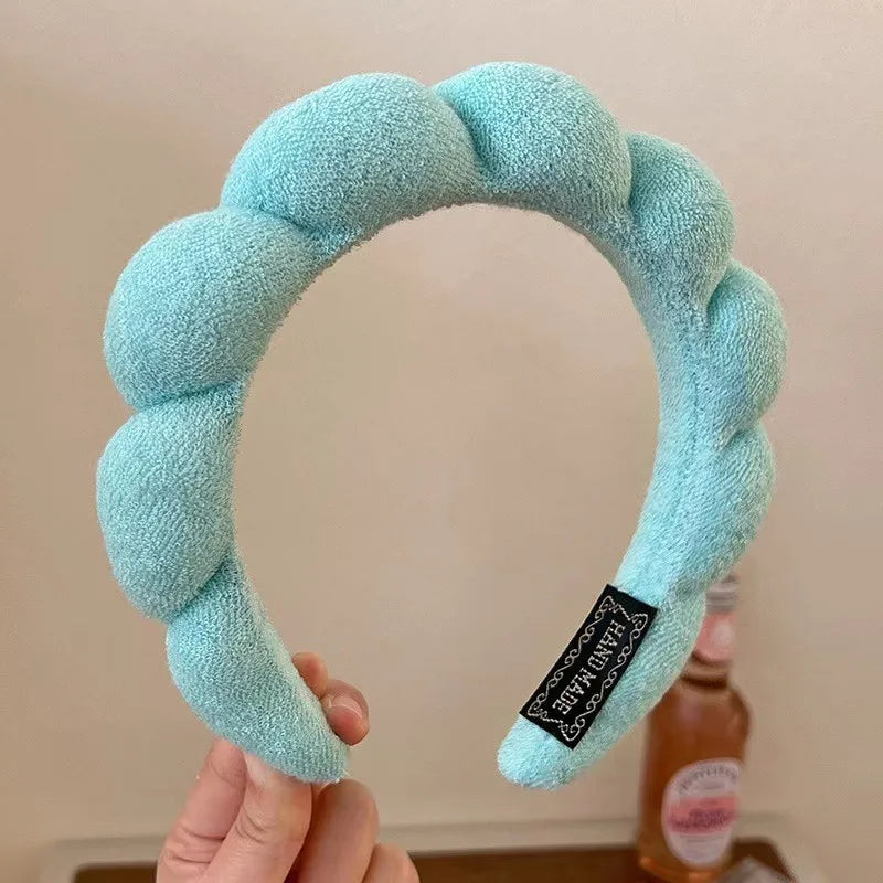 Fashion Sponge Headband For Women Hair Accessories Multifunction Head Band For Face Washing Makeup Removal Shower Hair Band