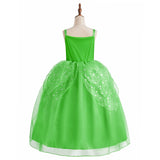 Girls Elsa Anna Dress Children Princess Carnival Dress Kids Jasmine Rapunzel Pageant Flower Disguise Birthday Cosplay Costume