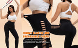 2 Pack Women's High Waisted Sexy Butt Lifting Seamless Solid Color Yoga Leggings Elastic And Breathable Fitness Sports Pants