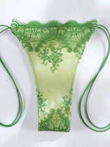 Sexy Hollow Lace Bikinis Patchwork Swimsuit Women Bathing Suits Bandage Swimwear Mujer Beachwear Triangle Bikini Set