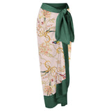 2026 New Sexy Print Retro Swimwear Beach Dress Cover Up Long Skirts Skirt Party Outfits Swimsuit Beachwear