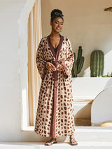 2026 Women Swimsuit Beach Cover Up Dress Sleeve Kaftan Beach Tunic Long Pareos Bikinis Cover Ups Summer Robe Plage Beachwear
