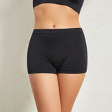 1 Pack Women's Seamless Boyshort Panties Anti-Chafing Safety Shorts Sports Underwear Stretchy & Soft Lingerie Intimates S-5XL
