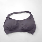 NCLAGEN Impact Sports Bra Women Seamless Halter Top High Support Push-up Open Back Gym wear Fitness Yoga Workout underwear