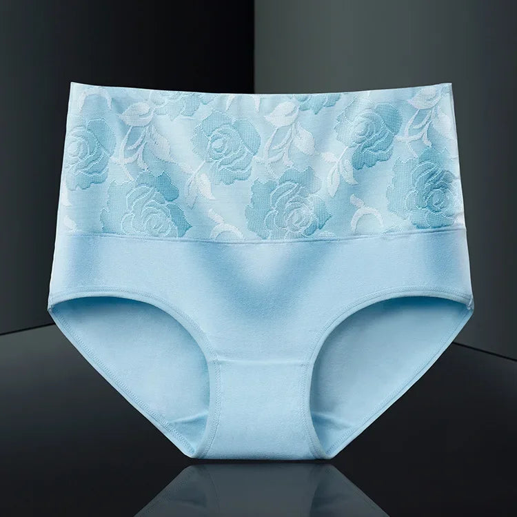 3Pcs/Lot Women's Underwear Plus Size Cotton Panties High Waist Briefs Sexy Lingerie Female Pantys M-5XL Seamless Underpant Girls