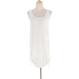 20 Colors Backless Lace Up Crochet Knitted Tunic Beach Cover Up Cover-ups Beach Dress Beach Wear Beachwear Female Women V5479