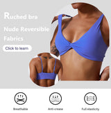 New Summer Women's Push-Up Sports Bra Breathable Soft Yoga Workout Top Backless Fitness Crop Gym Underwear Woman’s Crop Top