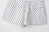 HH Woman Autumn Long Sleeves Turtleneck Zipper With Pockets Drawstring Casual Coats Women Fashion Polka Dot Printed Jacket