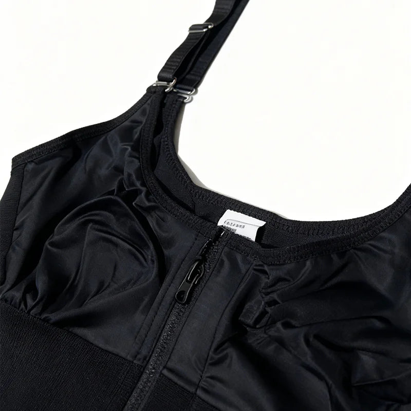 Fajas Colombianas Detachable Straps Full Body Shaper Tummy Slimming Postpartum Stage 3 Girdle Push Up Butt Lifter Shapewear