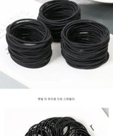 100PCS/Set Women 3.5CM Basic Nylon Elastic Hair Bands Ponytail Hair Scrunchie Rubber Bands Headband Hair Accessories Headwear