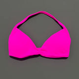 HISTELLO Impact Strappy Bra Women Seamless Gym Underwear High Support Halter Sexy Sports Clothing Push-up Yoga Workout Tank Top