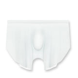 Men's ice silk seamless underwear 3D punching boxers summer thin underpants boys extended sports shorts