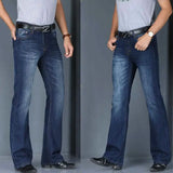 Men's Flared Jeans Loose Men Big-Leg Jeans Men Flared Pants Boot Cut Leg Designer Classic Jeans Multiple Styles Size 28-40