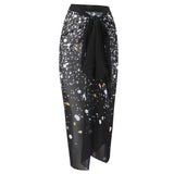 2026 New Sexy Print Retro Swimwear Beach Dress Cover Up Long Skirts Skirt Party Outfits Swimsuit Beachwear