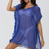 Women Beach Cover Up Lace Hollow Crochet Swimsuit Beach Dress Women 2025 Summer Cover-Ups Bathing Suit Ladies Beach Wear Tunic