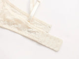 Summer Sexy Lace Embroidery Women Lingerie Set French Thin Cup Push Up Bra Comfort Breathable Underwear Ladies Bra Briefs Set