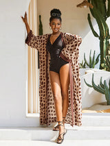 2026 Women Swimsuit Beach Cover Up Dress Sleeve Kaftan Beach Tunic Long Pareos Bikinis Cover Ups Summer Robe Plage Beachwear