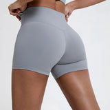 Hearuisavy Summer Running Sports Shorts Women Buttock Lift Leggings Women Cycling Slim Fit Workout Shorts High Waist Yoga Shorts