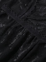 Women Lace Trim Bodysuit Sexy Woman Clotehs Sleeveless Deep V Neck Sheer Mesh Elegant Casual Party Top Spring Vacation Outfit