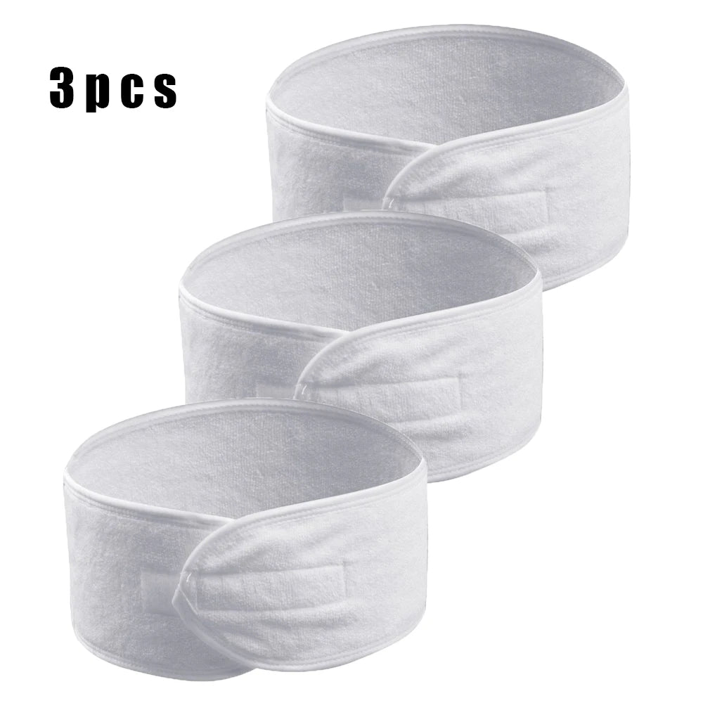 3pcs Magic Sticker Yoga Hair Band  Running Knitting Hair Accessories for Women Fashion  Makeup Spa Headbands