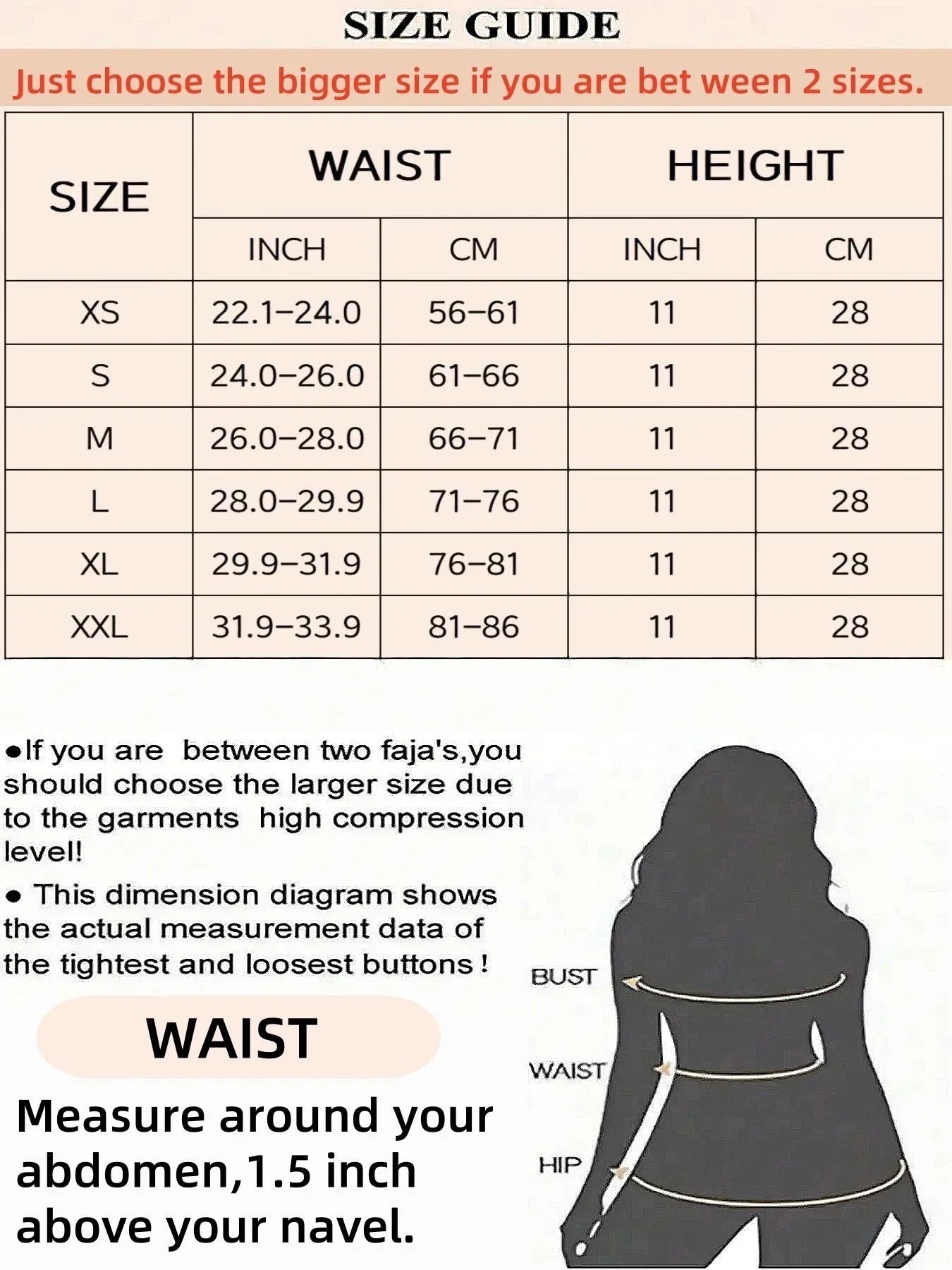 Women's Waist Cincher Triple-Button Zipper Design Long-Lasting Visible Waist Effect Fashion Accessory