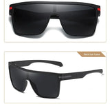 Fashion Polarized Sunglasses For Men Square Oversized Anti Glare Driver Mirror Sun Glasses Women UV400 Goggles Male